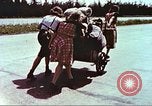 Image of German civilians evacuating Germany, 1945, second 57 stock footage video 65675064577