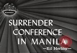 Image of Japanese delegation meets with MacArthur's staff in surrender conferen Manila Philippines, 1945, second 3 stock footage video 65675064607