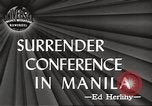 Image of Japanese delegation meets with MacArthur's staff in surrender conferen Manila Philippines, 1945, second 4 stock footage video 65675064607