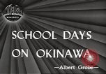 Image of Japanese school Okinawa Ryukyu Islands, 1945, second 4 stock footage video 65675064608