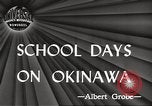 Image of Japanese school Okinawa Ryukyu Islands, 1945, second 5 stock footage video 65675064608
