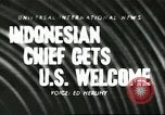 Standbild Dwight D Eisenhower Washington DC USA, 1956, aus Sekunde 1 historischem Filmmaterial Videoclip 65675064614