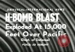 Standbild H Bombe Namu Bikini Atoll Marshallinseln, 1956, aus Sekunde 17 historischem Filmmaterial Videoclip 65675064620