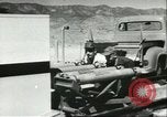 Standbild Rocket sled Test Utah United States USA, 1956, aus Sekunde 15 historischem Filmmaterial Videoclip 65675064621
