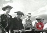 Standbild Teenager Rodeo Wettbewerb Oregon United States USA, 1956, aus Sekunde 3 historischem Filmmaterial Videoclip 65675064624