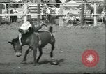 Standbild Teenager Rodeo Wettbewerb Oregon United States USA, 1956, aus Sekunde 22 historischem Filmmaterial Videoclip 65675064624