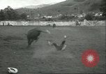Standbild Teenager Rodeo Wettbewerb Oregon United States USA, 1956, aus Sekunde 30 historischem Filmmaterial Videoclip 65675064624