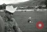 Standbild Teenager Rodeo Wettbewerb Oregon United States USA, 1956, aus Sekunde 32 historischem Filmmaterial Videoclip 65675064624