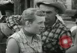 Standbild Teenager Rodeo Wettbewerb Oregon United States USA, 1956, aus Sekunde 33 historischem Filmmaterial Videoclip 65675064624