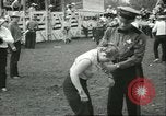 Standbild Teenager Rodeo Wettbewerb Oregon United States USA, 1956, aus Sekunde 48 historischem Filmmaterial Videoclip 65675064624