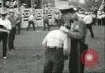 Standbild Teenager Rodeo Wettbewerb Oregon United States USA, 1956, aus Sekunde 50 historischem Filmmaterial Videoclip 65675064624