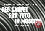 Standbild Marschall Josip Broz Tito Moskau Russland Sowjetunion, 1956, aus Sekunde 14 historischem Filmmaterial Videoclip 65675064625