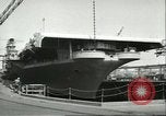 Standbild USS Lake Champlain Brooklyn New York City USA, 1956, aus Sekunde 9 historischem Filmmaterial Videoclip 65675064627