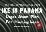 Image of Dwight D Eisenhower Panama, 1956, second 15 stock footage video 65675064637