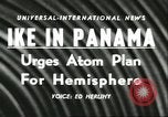 Image of Dwight D Eisenhower Panama, 1956, second 16 stock footage video 65675064637