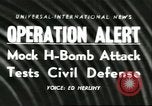 Standbild Betrieb Alert nuklearen Angriffs Bereitschaft bohren Washington DC USA, 1956, aus Sekunde 1 historischem Filmmaterial Videoclip 65675064638
