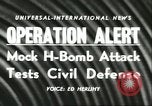 Standbild Betrieb Alert nuklearen Angriffs Bereitschaft bohren Washington DC USA, 1956, aus Sekunde 5 historischem Filmmaterial Videoclip 65675064638