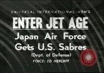 Standbild F-86 Sabre Kampfflugzeuge Japan, 1956, aus Sekunde 1 historischem Filmmaterial Videoclip 65675064639