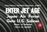 Standbild F-86 Sabre Kampfflugzeuge Japan, 1956, aus Sekunde 5 historischem Filmmaterial Videoclip 65675064639