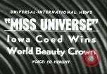 Standbild Miss Universe Schönheitswettbewerb California United States USA, 1956, aus Sekunde 4 historischem Filmmaterial Videoclip 65675064640