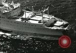 Standbild italienischen Liner Andrea Doria Nantucket Massachusetts USA, 1956, aus Sekunde 41 historischem Filmmaterial Videoclip 65675064642