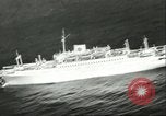 Standbild italienischen Liner Andrea Doria Nantucket Massachusetts USA, 1956, aus Sekunde 57 historischem Filmmaterial Videoclip 65675064642