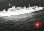 Standbild italienischen Liner Andrea Doria Nantucket Massachusetts USA, 1956, aus Sekunde 58 historischem Filmmaterial Videoclip 65675064642