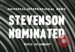 Image of Adlai Stevenson Chicago Illinois USA, 1956, second 14 stock footage video 65675064647