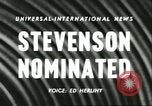 Image of Adlai Stevenson Chicago Illinois USA, 1956, second 15 stock footage video 65675064647