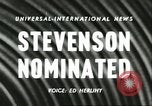 Image of Adlai Stevenson Chicago Illinois USA, 1956, second 17 stock footage video 65675064647