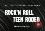 Standbild 8 National High School Meisterschafts Rodeo Reno Nevada USA, 1956, aus Sekunde 1 historischem Filmmaterial Videoclip 65675064652