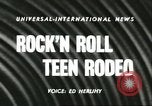 Standbild 8 National High School Meisterschafts Rodeo Reno Nevada USA, 1956, aus Sekunde 5 historischem Filmmaterial Videoclip 65675064652