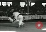 Standbild 4 Nationalen Judo Meisterschaft Seattle Washington USA, 1956, aus Sekunde 35 historischem Filmmaterial Videoclip 65675064656