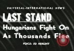 Image of Hungarians battle against Russians Budapest Hungary, 1956, second 3 stock footage video 65675064659