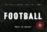 Standbild Fußballspiel California United States USA, 1956, aus Sekunde 1 historischem Filmmaterial Videoclip 65675064663