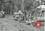 Standbild Fordlandia Bauholz Operationen für Kautschuk Plantage Brasilien, 1932, aus Sekunde 31 historischem Filmmaterial Videoclip 65675064733