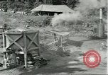 Standbild Fordlandia Bauholz Operationen für Kautschuk Plantage Brasilien, 1932, aus Sekunde 58 historischem Filmmaterial Videoclip 65675064733