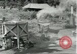 Standbild Fordlandia Bauholz Operationen für Kautschuk Plantage Brasilien, 1932, aus Sekunde 59 historischem Filmmaterial Videoclip 65675064733