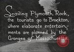 Image of tourists Brockton Massachusetts USA, 1924, second 4 stock footage video 65675064801