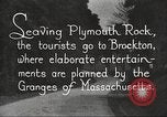 Image of tourists Brockton Massachusetts USA, 1924, second 5 stock footage video 65675064801