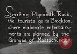Image of tourists Brockton Massachusetts USA, 1924, second 14 stock footage video 65675064801