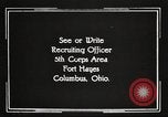 Image of United States Army trainees Columbus Ohio USA, 1925, second 56 stock footage video 65675064817