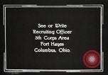 Image of United States Army trainees Columbus Ohio USA, 1925, second 60 stock footage video 65675064817