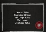 Image of United States Army trainees Columbus Ohio USA, 1925, second 59 stock footage video 65675064818
