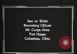Image of United States Army trainees Columbus Ohio USA, 1925, second 61 stock footage video 65675064818