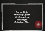 Image of United States Army trainees Columbus Ohio USA, 1925, second 62 stock footage video 65675064818