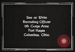 Image of United States Army trainees Columbus Ohio USA, 1925, second 54 stock footage video 65675064821