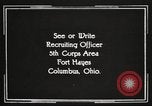 Image of United States Army trainees Columbus Ohio USA, 1925, second 55 stock footage video 65675064821