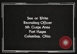 Image of United States Army trainees Columbus Ohio USA, 1925, second 56 stock footage video 65675064821