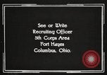 Image of United States Army trainees Columbus Ohio USA, 1925, second 58 stock footage video 65675064821